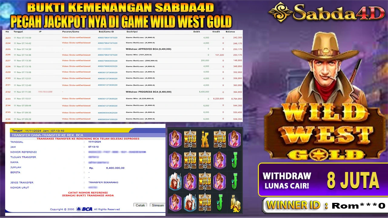 JANGAN LEWATKAN KESEMPATAN JACKPOT NYA BERMAIN DI SABDA4D !!