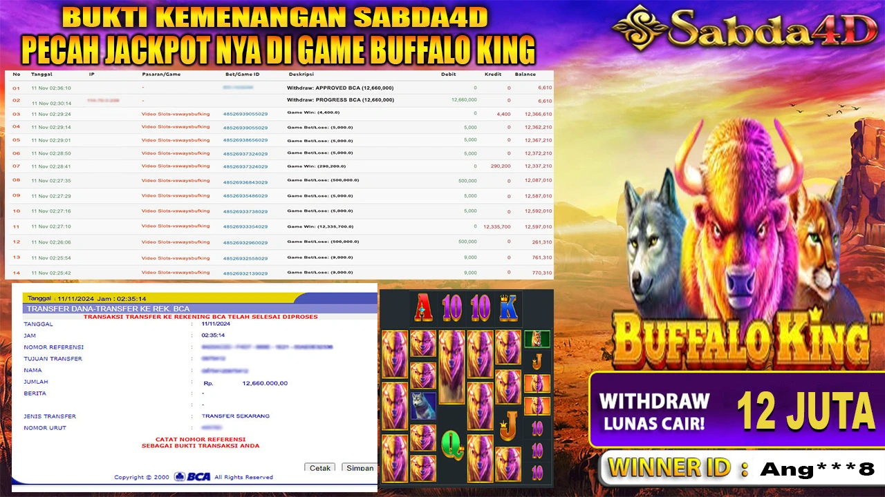 JANGAN LEWATKAN KESEMPATAN JACKPOT NYA BERMAIN DI SABDA4D !!