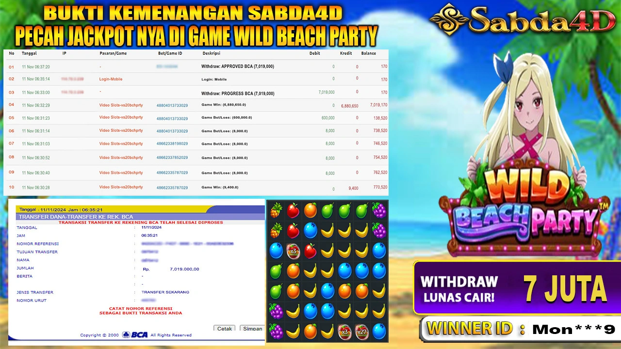 JANGAN LEWATKAN KESEMPATAN JACKPOT NYA BERMAIN DI SABDA4D !!